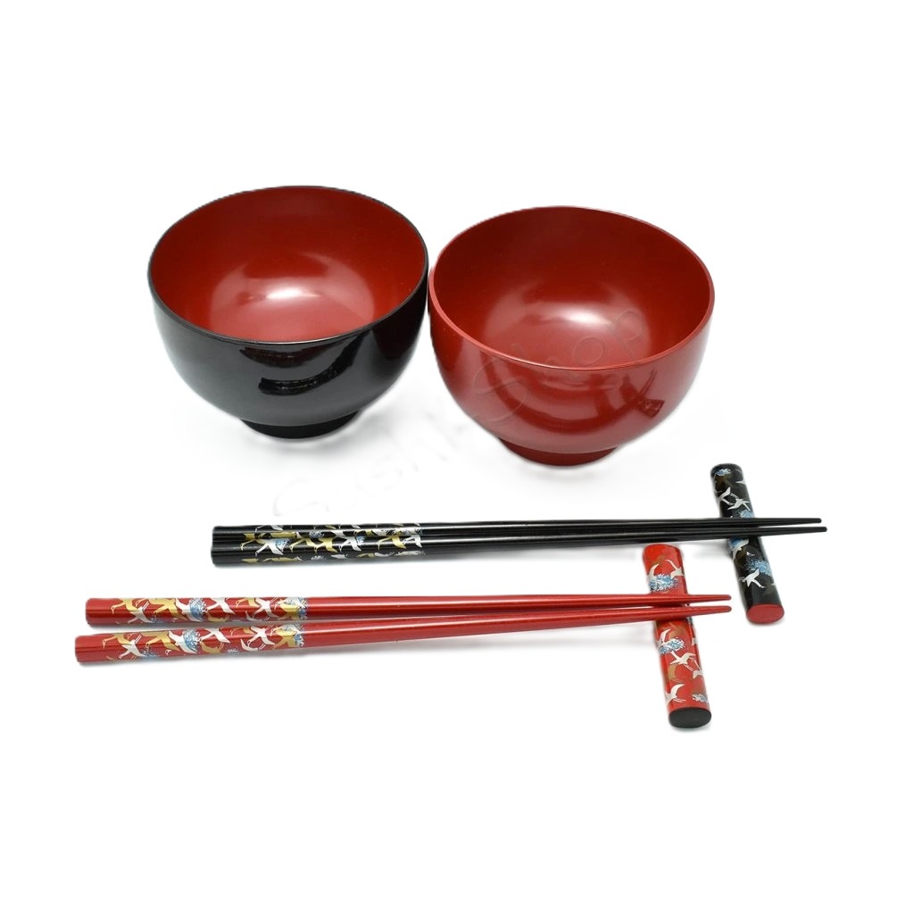 foto Japonsk� sada misek s h�lkami s motivem je��b� � 2 osoby